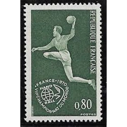 Sport : 7ème Championnat Du Monde De Handball Année 1970 N° 1629 Yvert Et Tellier Luxe