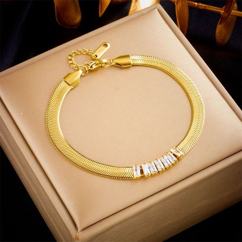 Xiyanike Sion L-Bracelet En Acier Inoxydable Pour Femme, Localité, Rose, Blanc, Vert, Accessoires Exquis, Bijoux À Breloques, Cadeau