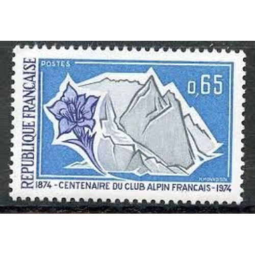 Sport : Centenaire Du Club Alpin Français Année 1974 N° 1788 Yvert Et Tellier Luxe