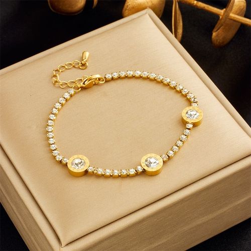 Xiyanike-Bracelet Localité En Acier Inoxydable Sion L Pour Femme, Blanc, Accessoires Exquis, Bijoux, Cadeaux D'anniversaire