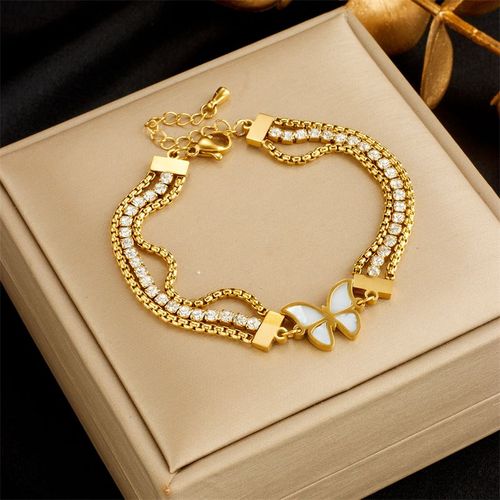 Xiyanike-Bracelet En Acier Inoxydable Sion L Pour Femme, Arbre De Vie, ¿Il, Papillon Rouge, Accessoires Pendentif, Cadeau Bijoux