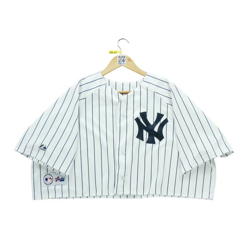 Reconditionné - Maillot Femme Mlb New York Yankees Blanc - Taille M - Femme - Blanc
