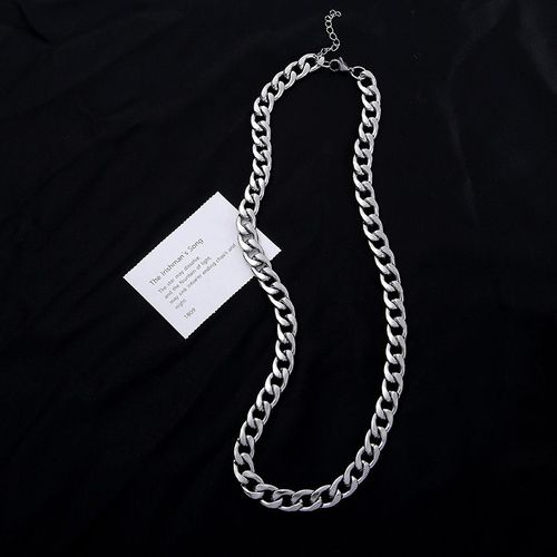 Xiyanike-Ensemble De Bijoux En Acier Inoxydable Pour Femme, Collier Et Bracelet En Émail Noir, Mode Cubaine, Cadeau Tendance, Vente En Gros, Sion L, Nouveau