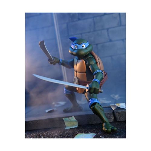 Les Tortues Ninja (Cartoon) - Figurine Ultimate Leonardo Vhs 18 Cm