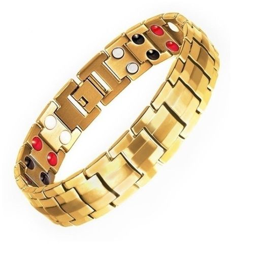 Mode Hip Hop Noir Chaîne Aimant Cuivre Bracelet Pour Hommes Charme Hommes Pierre Naturelle Magnétique Hommes Bracelet Accessoires Hommes Cadeaux