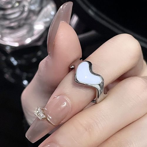Bague À Ouverture Irrégulière En Opale Dégradée Pour Femme, Élégante, Exquise, Bijoux Réglables, Cadeaux De Fête Pour Petite Amie, Nouvelle Arrivée