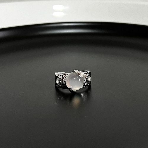 Bague À Ouverture Irrégulière En Opale Dégradée Pour Femme, Élégante, Exquise, Bijoux Réglables, Cadeaux De Fête Pour Petite Amie, Nouvelle Arrivée