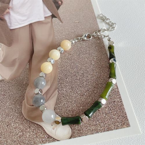 Bracelet En Pierre Naturelle, Perles D'aigue-Marine, Pierres Turquoises, Tourmalines, Cadeau Bijoux Pour Homme Et Femme