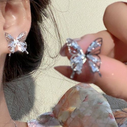 Boucles D'oreilles En Métal Pour Femmes, Style Gothique, Vintage, Rose, Amour, Coeur, Ajouré, Egirl Bff, Fête Tendance, Accessoires Bijoux Esthétiques
