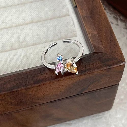 Bagues En Biscuits Pierre De Lune Colorée Exquise Pour Femmes, Matiques De Lave Irrégulières, Bijoux De Fête, Tendance Petite Amie, 2023