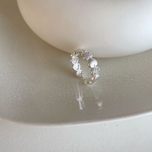 Bagues De Fiançailles Minimalistes En Argent Pour Femme, Bijoux De Ixde Mariage, Cadeau Rose, C¿Ur D'amour, Nouvelle Collection