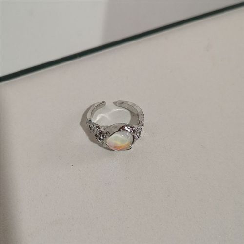 Bague Ouverte Grande Croix Noire Vintage Pour Hommes Et Femmes, Bijoux De Fête, Bague En Métal Chimgothic, Document, 1 Pièce