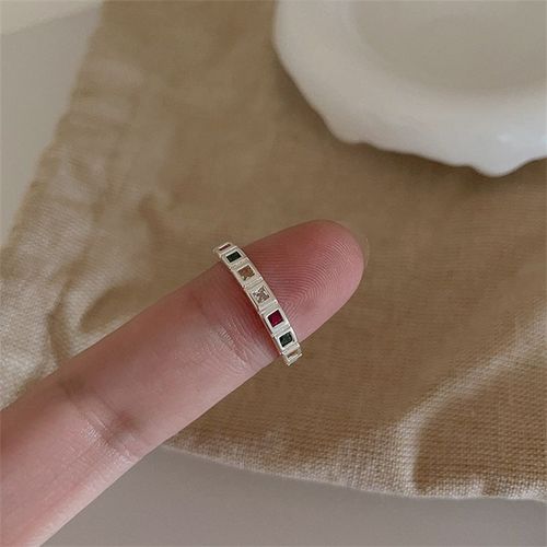 Bague En Pierre Naturelle Colorée Y2k Pour Femme Et Fille, Anneau Géométrique Irrégulier, Opale, C¿Ur, Bijoux, Cadeau De Ixde Mariage