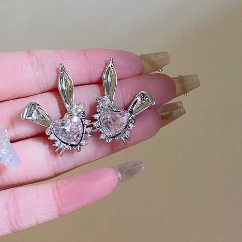 Boucles D'oreilles En Résine Jostar Pour Femmes Et Filles, Bijoux Y2k, Coeur Irrégulier, Lave Papillon, Possède Métal, Vert, Rose, Nouveau, Ins, 2023