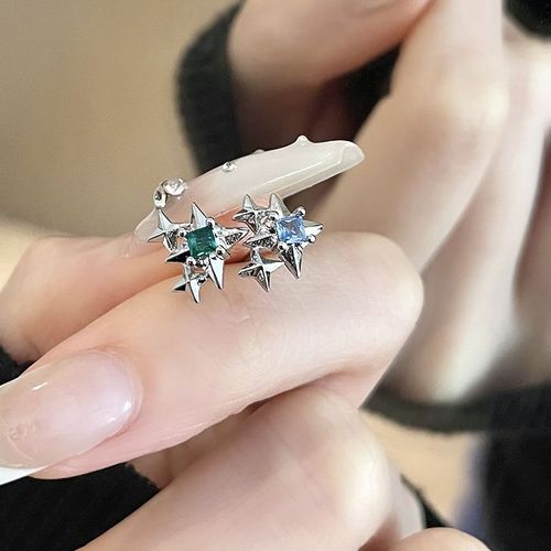 Boucles D'oreilles En Résine Jostar Pour Femmes Et Filles, Bijoux Y2k, Coeur Irrégulier, Lave Papillon, Possède Métal, Vert, Rose, Nouveau, Ins, 2023
