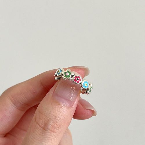 Bague En Argent Réglable Avec Ouverture En Forme De C¿Ur Pour Femme, Bijoux De Mariage Romantique, Cristal Rose Cz, Cadeaux D'amour Mignons