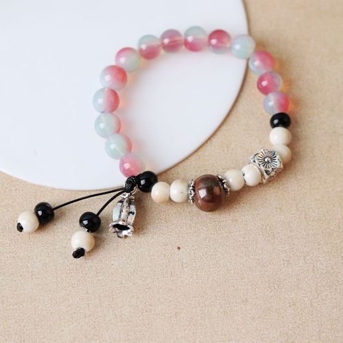 Bracelet National De Coude De Vent, Perles En Céramique, Ulfaite À La Main, Bijoux De Ficelle De Main De Porcelaine, Couples Et Amis, Vente En Gros, Nouveau, 2023