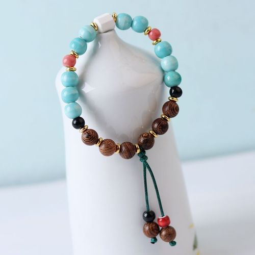 Bracelet National De Coude De Vent, Perles En Céramique, Ulfaite À La Main, Bijoux De Ficelle De Main De Porcelaine, Couples Et Amis, Vente En Gros, Nouveau, 2023