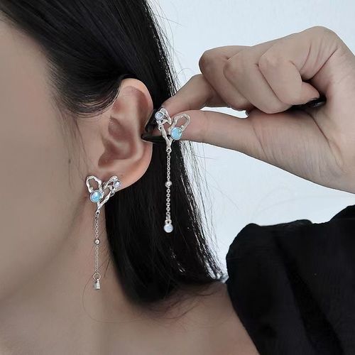 Boucles D'oreilles Pendantes Avec Pendentif Coeur Rose Pour Femme, Bijoux Y2k, Pêche, Doux, Cool, Esthétique, Gothique, Tendance, Offres Du Black Friday, Noël
