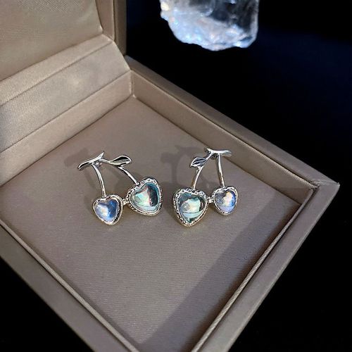 Fnio-Petites Boucles D'oreilles En Métal Pour Femme, Bijoux En Forme De C¿Ur, Pendentif, Piercing, Tendance, Mode Coréenne