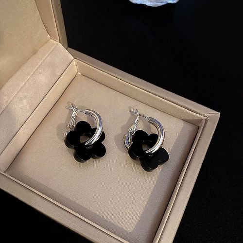 Fnio-Petites Boucles D'oreilles En Métal Pour Femme, Bijoux En Forme De C¿Ur, Pendentif, Piercing, Tendance, Mode Coréenne