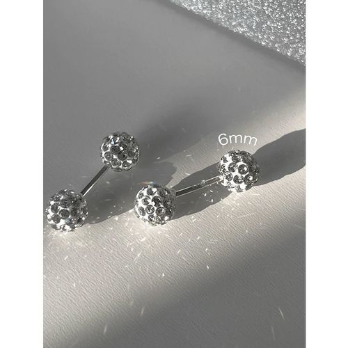 Boucles D'oreilles Médicales En Acier Au Titane Pour Hommes Et Femmes, Goujon De Cartilage En Cristal, Piercing, Bijoux D'oreille, Acier Inoxydable, Nouveau