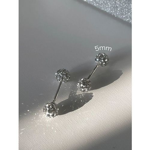 Boucles D'oreilles Médicales En Acier Au Titane Pour Hommes Et Femmes, Goujon De Cartilage En Cristal, Piercing, Bijoux D'oreille, Acier Inoxydable, Nouveau