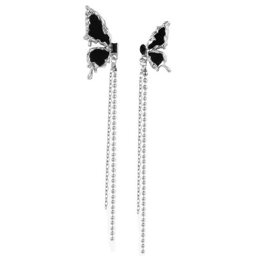 Boucles D'oreilles Punk En Argent 2023 Pour Femmes Et Filles, Métal, Barbelé, Fleur De Rose, Pierre Naturelle, Goutte, Géométrique, Fête, Bijoux, Nouveau, 925