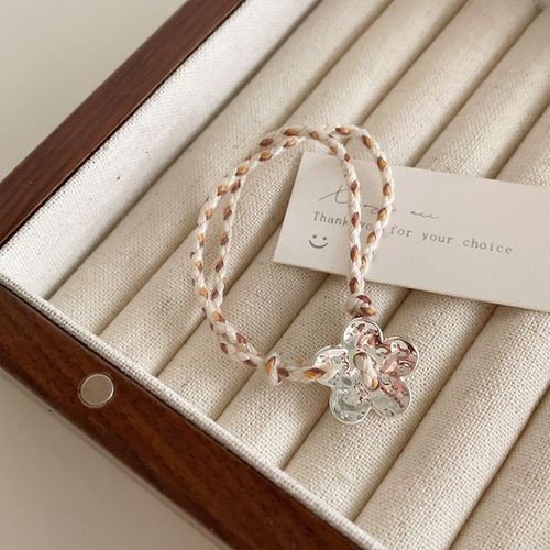 Bracelet En Ultissée Colorée Pour Femme, Métal Irrégulier, Coeur D'amour, Fleur, Charme Ethnique Vintage, Esthétique, Bijoux De Mode Coréens