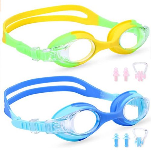 Lunettes De Natation En Silicone Souple Pour Enfants, Sans Fuite, Vision Claire, Lunettes De Piscine Pour Garçons Et Filles De 3 À 14 Ans