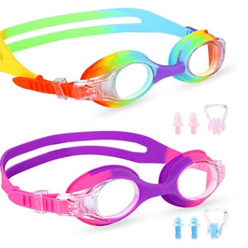 Lunettes De Natation En Silicone Souple Pour Enfants, Sans Fuite, Vision Claire, Lunettes De Piscine Pour Garçons Et Filles De 3 À 14 Ans