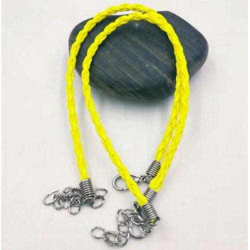 Bracelet En Cuir Tressé Multicolore Pour Hommes Et Femmes, Fermoir À Homard, Nouvelle Mode, Pour La Fabrication De Bijoux