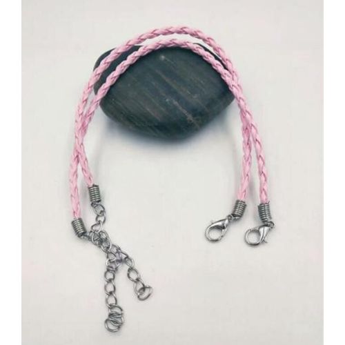 Bracelet En Cuir Tressé Multicolore Pour Hommes Et Femmes, Fermoir À Homard, Nouvelle Mode, Pour La Fabrication De Bijoux