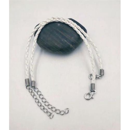 Bracelet En Cuir Tressé Multicolore Pour Hommes Et Femmes, Fermoir À Homard, Nouvelle Mode, Pour La Fabrication De Bijoux