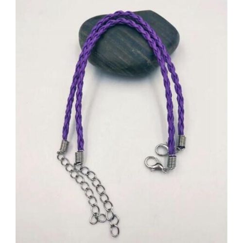 Bracelet En Cuir Tressé Multicolore Pour Hommes Et Femmes, Fermoir À Homard, Nouvelle Mode, Pour La Fabrication De Bijoux