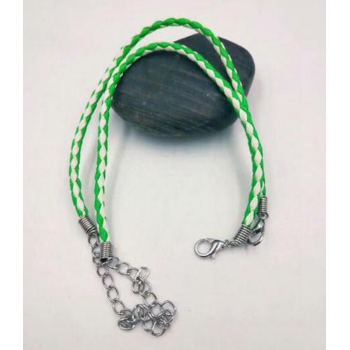 Bracelet En Cuir Tressé Multicolore Pour Hommes Et Femmes, Fermoir À Homard, Nouvelle Mode, Pour La Fabrication De Bijoux