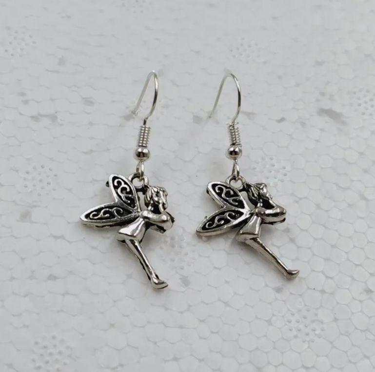 Boucles D'oreilles Pendantes Mignonnes Pour Femmes Et Filles, Nickel É D'ange Doux, Bijoux Punk, Mode Cool, Cadeaux De Navire De Chia