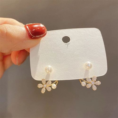 Boucles D'oreilles Pendantes Étoile Goutte D'eau Pour Filles, Mode Coréenne Populaire, Coeur, Papillon, Floral, Cristal, Bijoux Piercing De Luxe