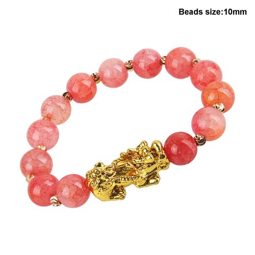 Pixiu-Bracelet En Pierre Naturelle Pour Hommes Et Femmes, Feng Shui Chinois, Obsidienne Pi Xiu, Richesse, Bonne Chance