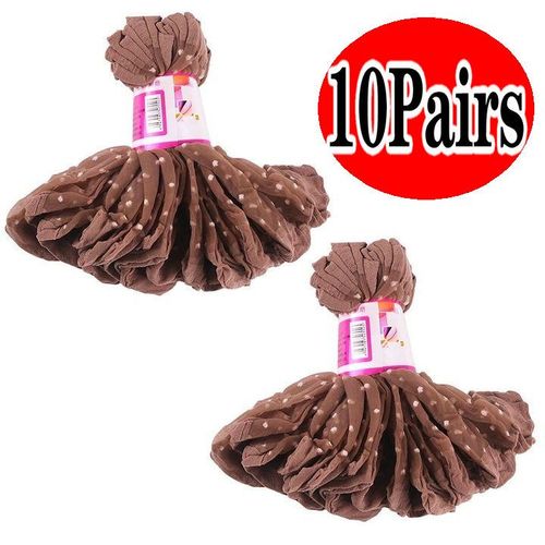 Chaussettes D'été À Pointe Ondulée Pour Femmes, 10 Paires, Courtes, Transparentes, Fines, En Soie, Lisses, Antidérapantes, Adaptées