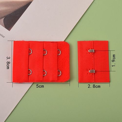 Boucle D'extension De Soutien-Gorge En Acier Inoxydable, 2/4/6 Paires, 3 Rangées De 2 Boutons, Sous-Vêtements Pour Femmes, Crochets D'extension De Soutien-Gorge