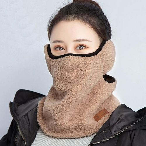 Cagoule Polaire Chaude Pour Femmes, Masque De Protection Des Oreilles, Coupe-Vent D'extérieur, Cache-Cou Chaud, Bonnets Crâne, Nouvelle Collection Hiver