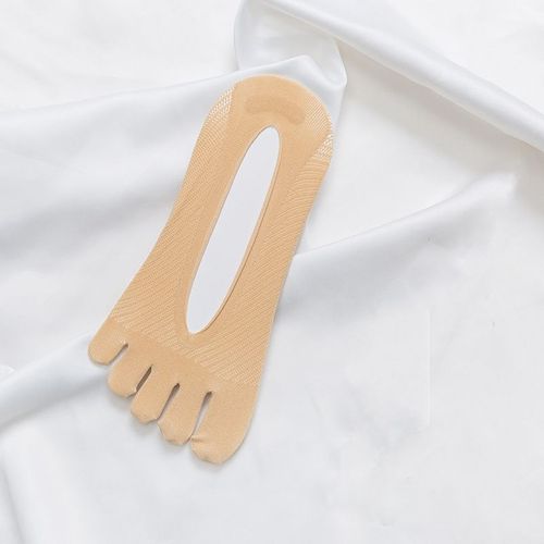 Chaussettes À Cinq Orteils Pour Femmes, Respirantes, Ultra Fines, Invisibles, Antidérapantes, Anti-Friction, Bateau, Chaussettes À Cheville, Été