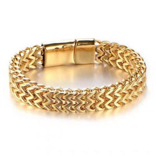 Mmobcharm Double Nucleo Bracelet Pour Homme, Acier Inoxydable, Quille, Mode, Classique, Simple, Business, Cadeau Bijoux