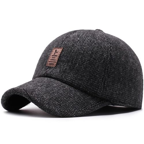 Casquette De Baseball En Laine Avec Oreilles Protégées Pour Hommes Et Femmes, Snapback Monochrome, Chapeau De Soleil En Plein Air, Hip Hop, Chapeaux De Baseball, Casadvantages, Hiver