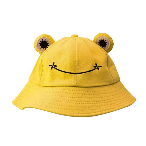 Parent-Enfant Dessin Animé Grenouille Chapeau Panama Casquette De Pêche Mignon Grenouille Chapeau Femme Bob Chapeau De Protection Solaire Extérieure Chapeaux De Pêcheur