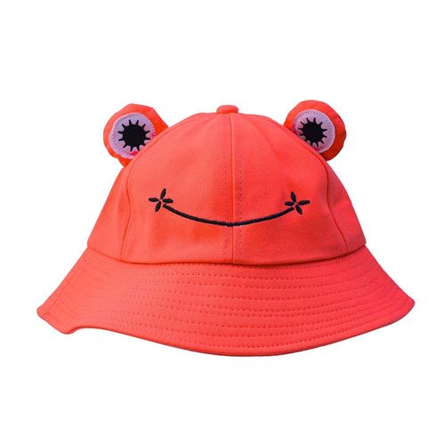 Parent-Enfant Dessin Animé Grenouille Chapeau Panama Casquette De Pêche Mignon Grenouille Chapeau Femme Bob Chapeau De Protection Solaire Extérieure Chapeaux De Pêcheur