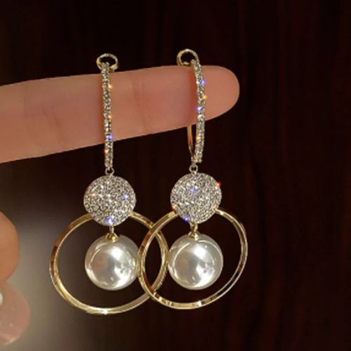 Boucles D'oreilles Pendantes Étoile Goutte D'eau Pour Filles, Mode Coréenne Populaire, Coeur, Papillon, Floral, Cristal, Bijoux Piercing De Luxe