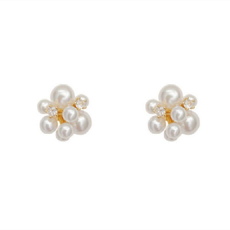 Boucles D'oreilles Pendantes En Perles D'eau Douce Pour Femmes, Longues, Coréennes, Pompon, Bouquet De Raisin, Bijoux, Cadeaux