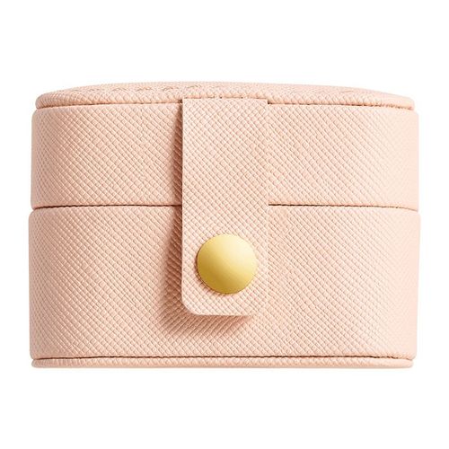 Mini Boîte À Bijoux Portable En Cuir, Présentoir À Bijoux, Porte-Bagues De Voyage, Lèvent De Rangement, Cadeau